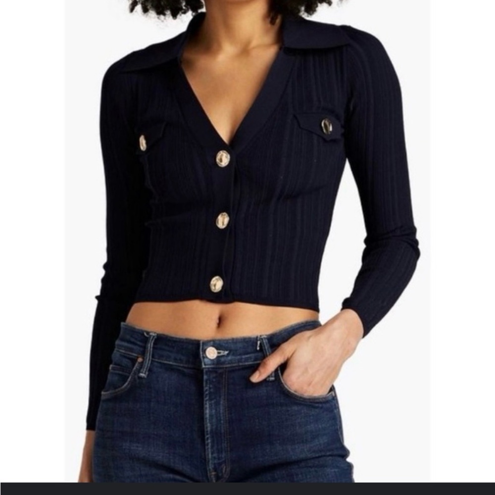 Sandro Textured Knit in blue